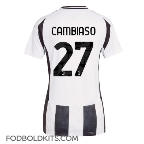 Juventus Andrea Cambiaso #27 Hjemmebanetrøje Dame 2024-25 Kortærmet